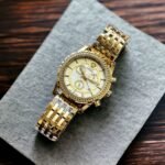 Versace bi-compax chronograph Gold