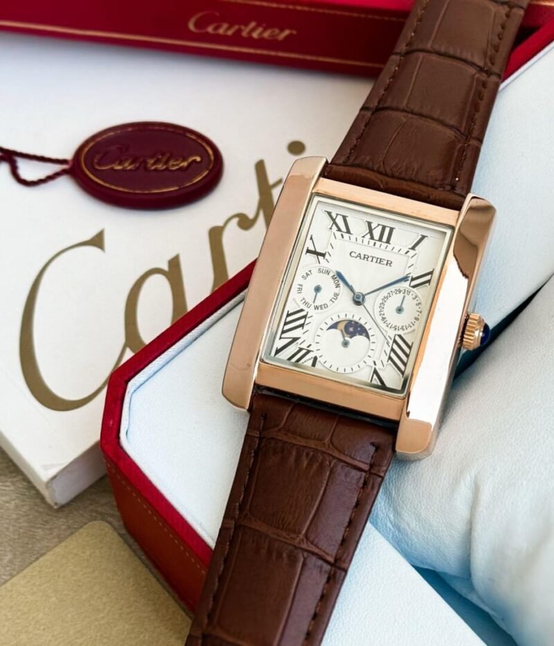 CARTIER SQUARE CHARONOGRAPH