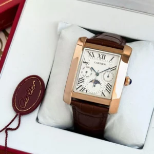 CARTIER  SQUARE CHARONOGRAPH