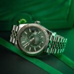 ROLEX SKY-DWELLER GREEN AUTOMATIC