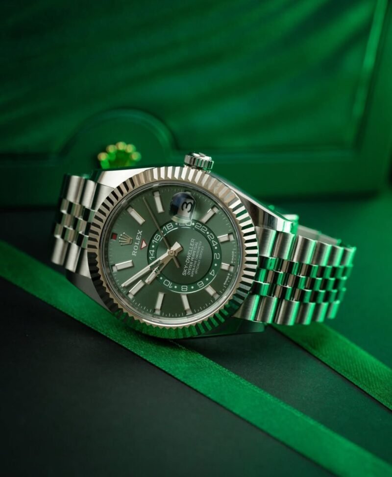 ROLEX SKY-DWELLER GREEN AUTOMATIC