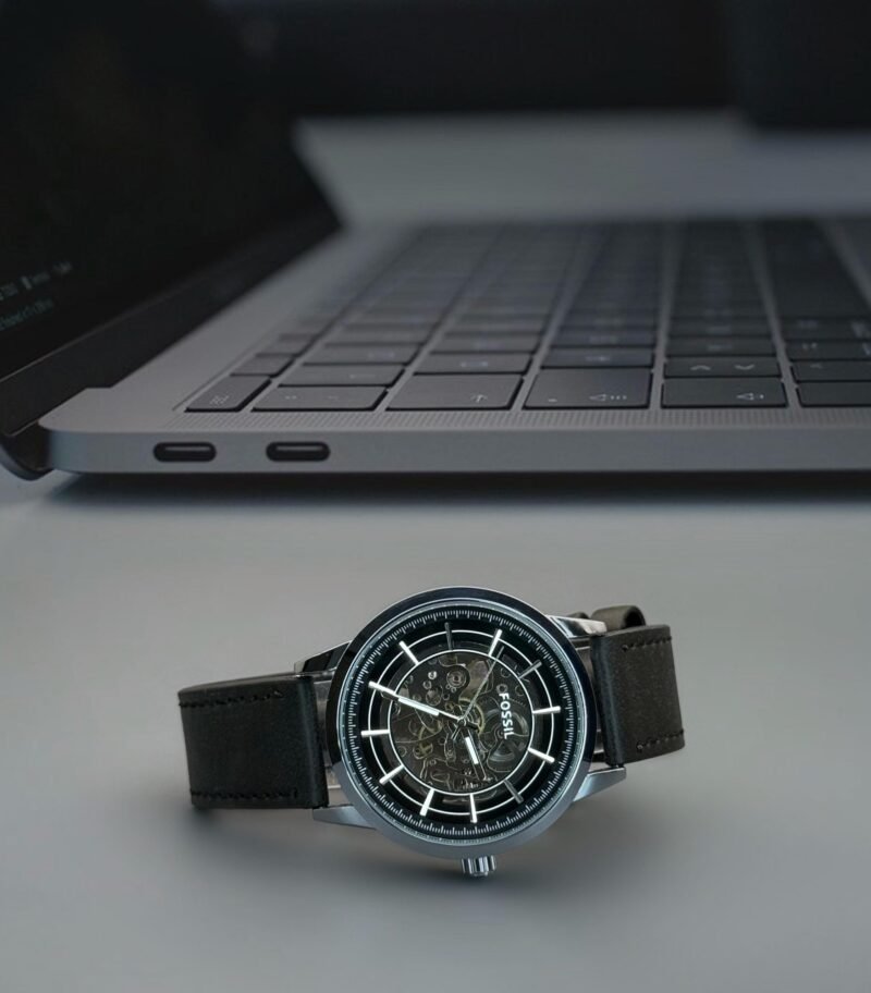 FOSSIL FSA 7A AUTOMATIC BLACK DIAL