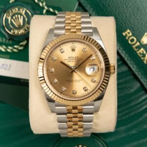 ROLEX SILVER GOLD DATEJUST PREMIUM