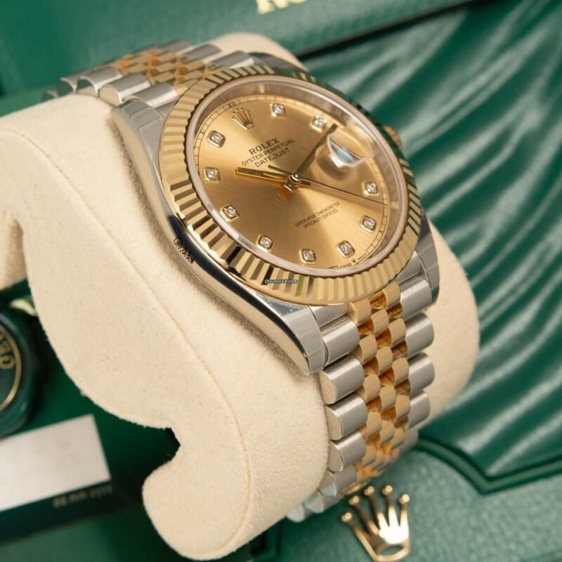 ROLEX SILVER GOLD DATEJUST PREMIUM