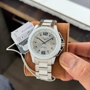 LONGINES CONQUSET WHITE DAIL PREMIUM