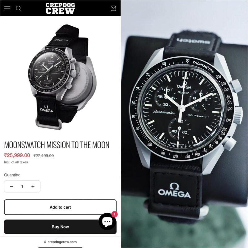 OMEGA X SWATCH SPEEDMASTER PREMIUM