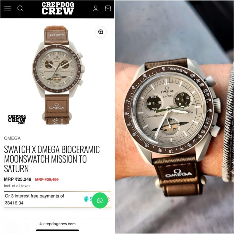 OMEGA X SWATCH SPEEDMASTER PREMIUM
