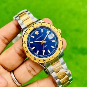 VERSACE HELLENYIUM GMT TWO-TONE BLUE