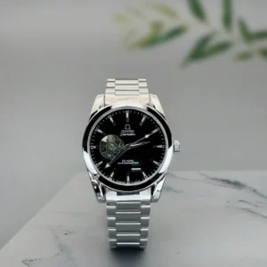 OMEGA OM 7A AUTOMATIC BLACK DIAL