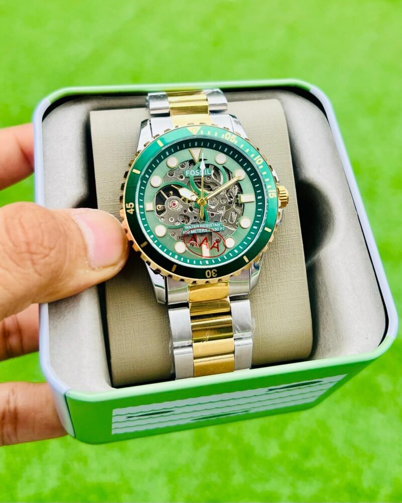 FOSSIL FB-01 AUTOMATIC GREEN DIAL
