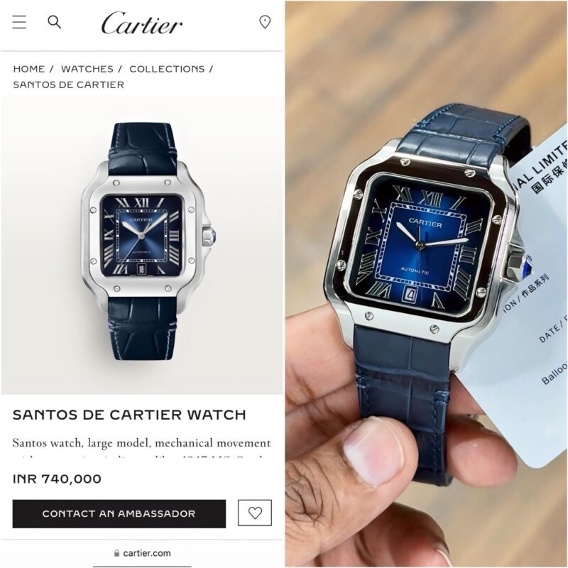 CARTIER DE SANTOSH 7AA ULTRA PREMIUM