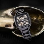 RADO TRUE SQUARE SKELETON OPEN HEART AUTOMATIC