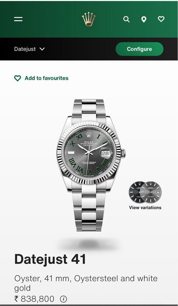 ROLEX OYSTER PERPETUAL 2021 7AA PREMIUM