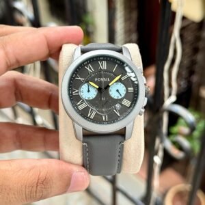 FOSSIL FS51831 GREY LEATHER CHRONOGRAPH