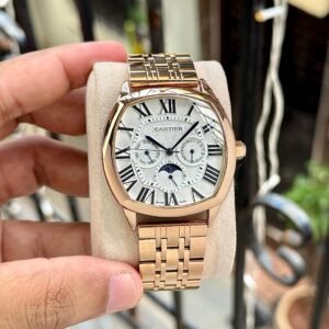 CARTIER SANTOS DE MULTIFUNCTION WHITE DIAL