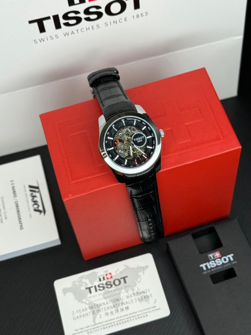 TISSOT T-CLASSIC OPEN DIAL 7A BLACK AUTOMATIC