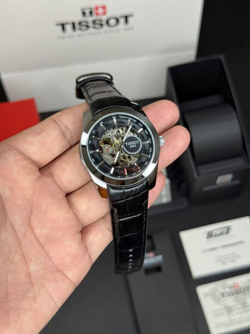 TISSOT T-CLASSIC OPEN DIAL 7A BLACK AUTOMATIC