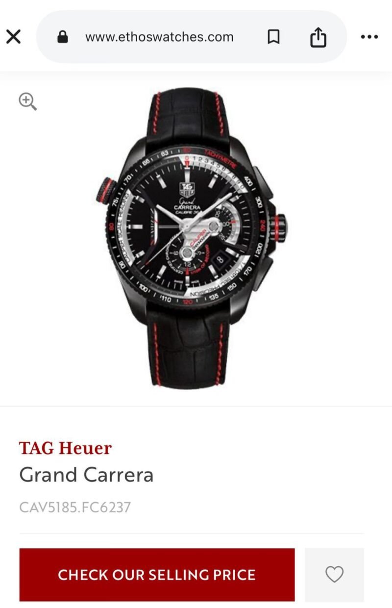 TAG HEUER CARRERA CALIBRE 36 7AA PREMIUM