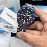 SEIKO GMT 5 SPORTS AUTOMATIC BLACK DIAL