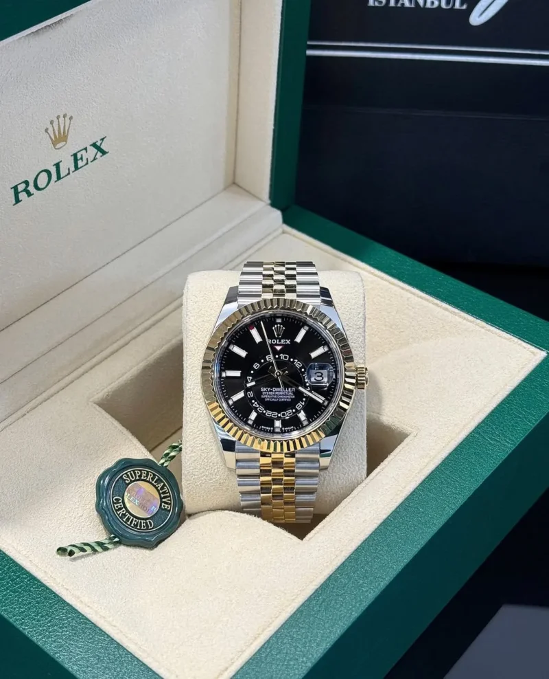 ROLEX SKY DWELLER ORIGINAL BLACK DIAL