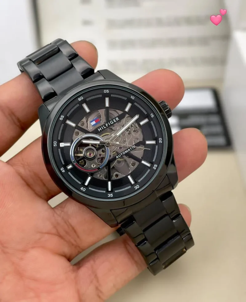 TOMMY HILFIGER 7AA PREMIUM AUTOMATIC BLACK