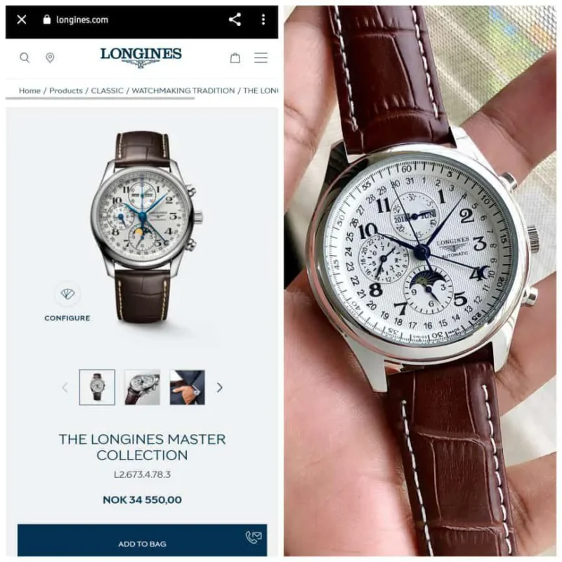 LONGINES MASTER MOON PHASE AUTOMATIC