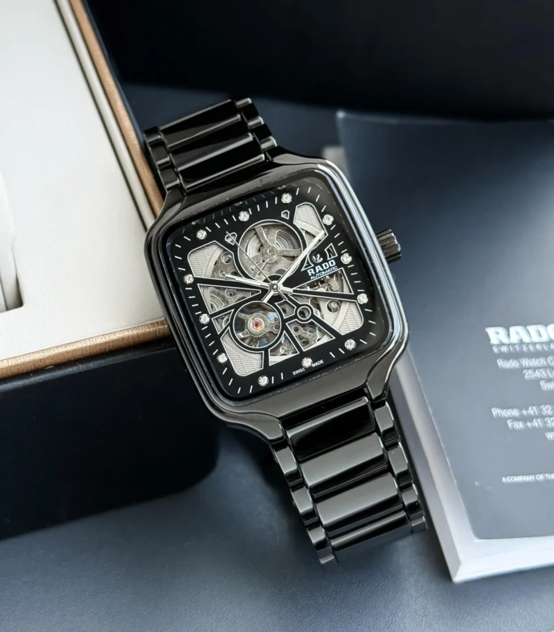 RADO OPEN HEART PREMIUM AUTOMATIC BLACK