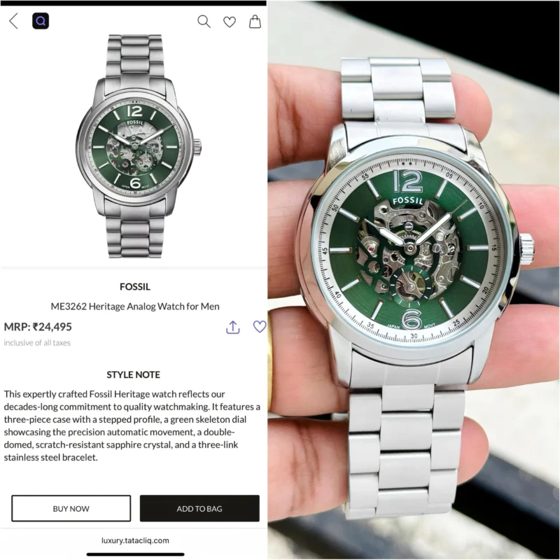FOSSIL HERITAGE AUTOMATIC 7AA PREMIUM