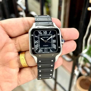 CARTIER SANTOS DE LARGE AUTOMATIC BLACK