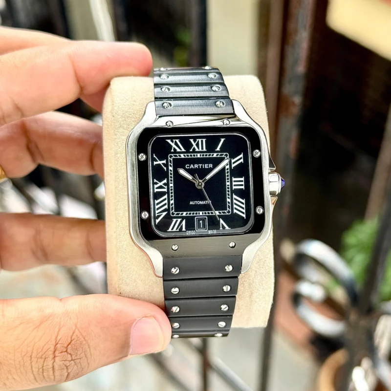 CARTIER SANTOS DE LARGE AUTOMATIC BLACK