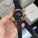 SEIKO SPRD AUTOMATIC OPEN BACK BLACK
