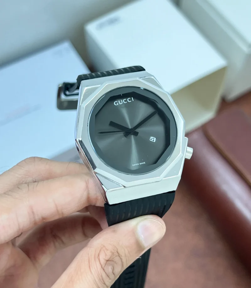 GUCCI G-TIMELESS HEXAGON GREY DIAL 7AA PREMIUM