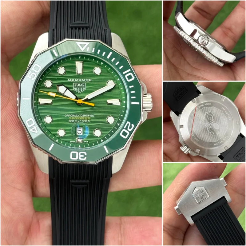 TAG HEUER AQUARACER 7A ORIGINAL GREEN DIAL AUTOMATIC