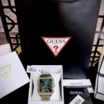 GUESS INTEGRITY GREEN SQUARE DIAL 7AAA