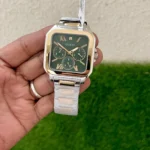 GUESS INTEGRITY GREEN SQUARE DIAL 7AAA