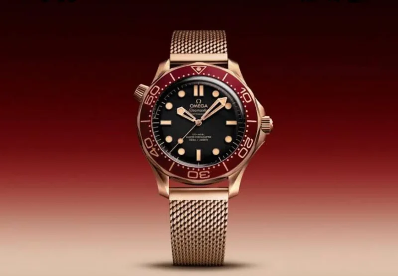 OMEGA JEAMS BOND 007 BRONZE ROSEGOLD