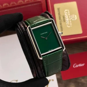 CARTIER TANK SILVER GREEN 7AAA PREMIUM