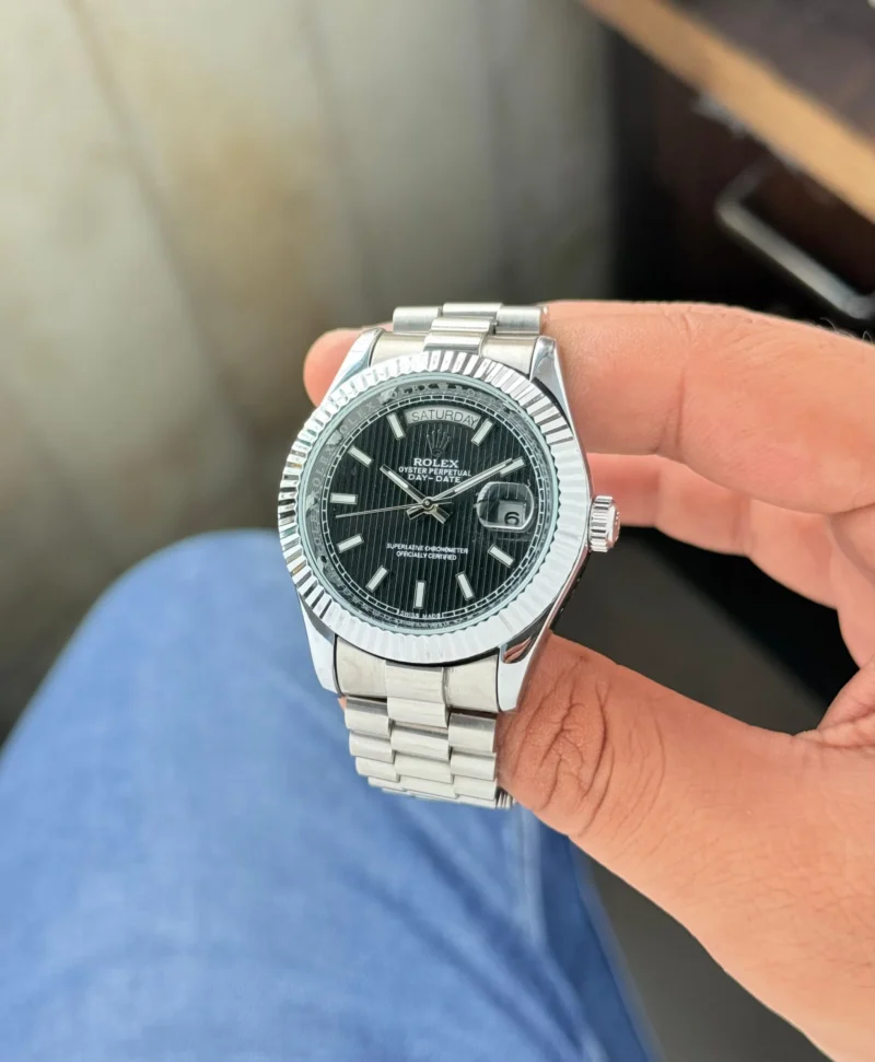 ROLEX OYSTER PERPETUAL DAY DATE STELLA BLACK