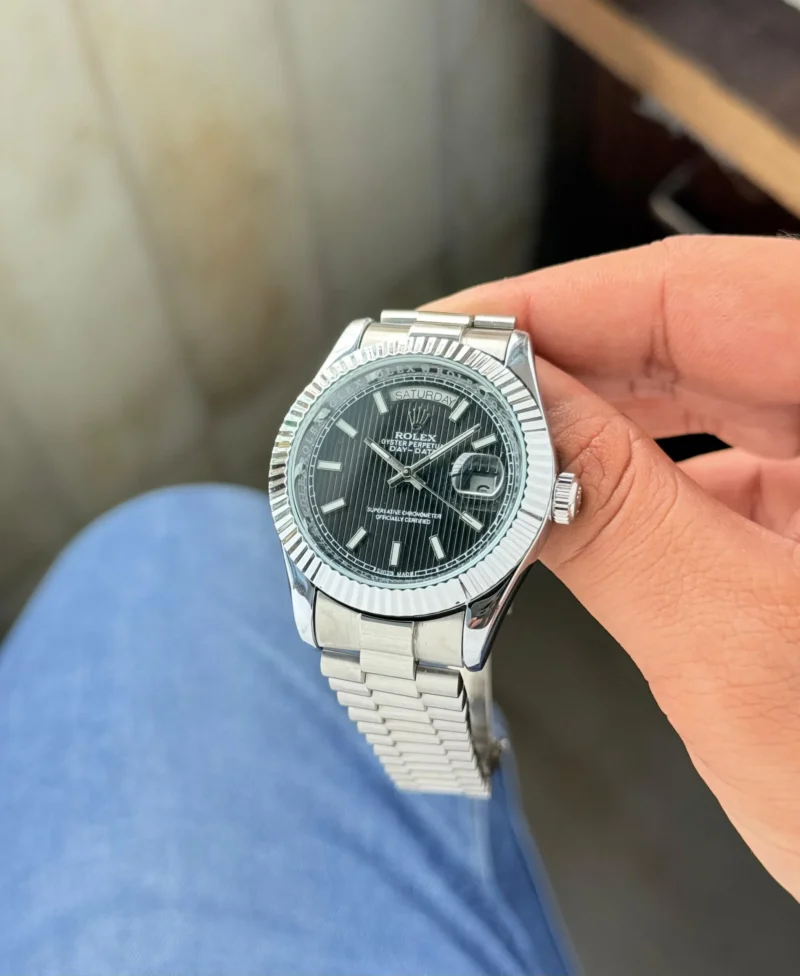 ROLEX OYSTER PERPETUAL DAY DATE STELLA BLACK