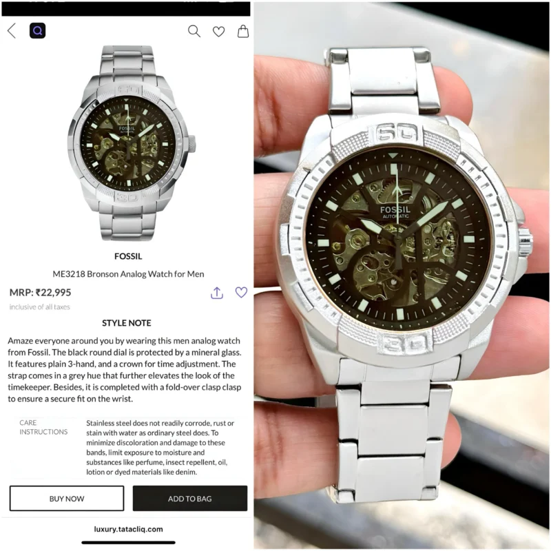 FOSSIL BRONSON AUTOMATIC 7AA PREMIUM