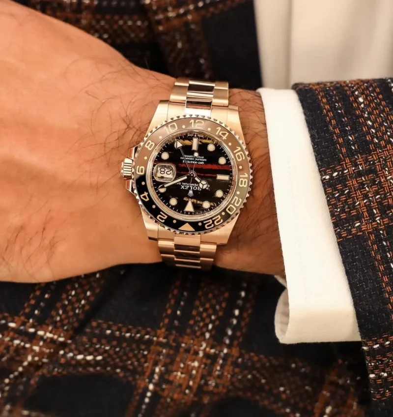 ROLEX GMT MASTER 2 7AA PREMIUM EVER ROSE