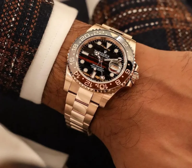 ROLEX GMT MASTER 2 7AA PREMIUM EVER ROSE