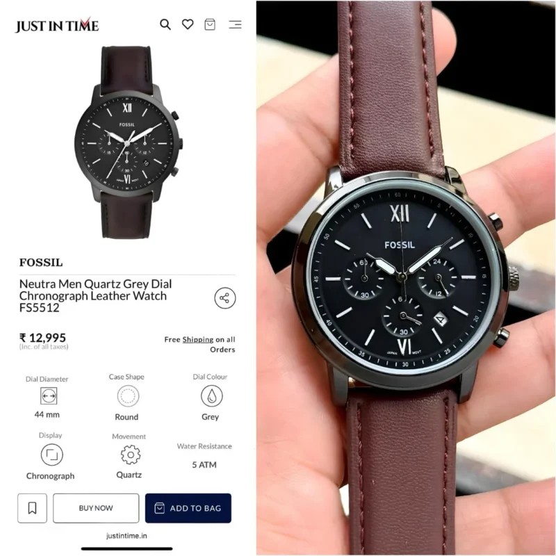 FOSSIL NEUTRA CHRONOGRAPH FS5512 7AA PREMIUM