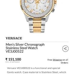 VERSACE GRECA CHRONOGRAPH 7AA PREMIUM