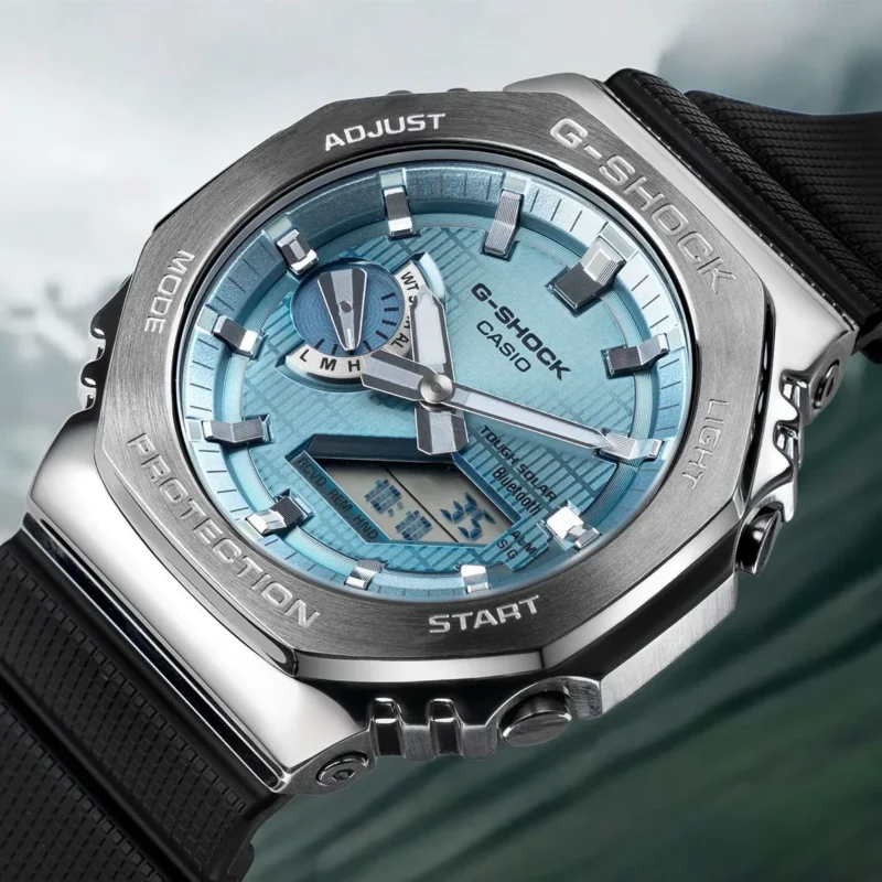 CASIO G-SHOCK G-STEEL GM-2100 BLACK ANALOG