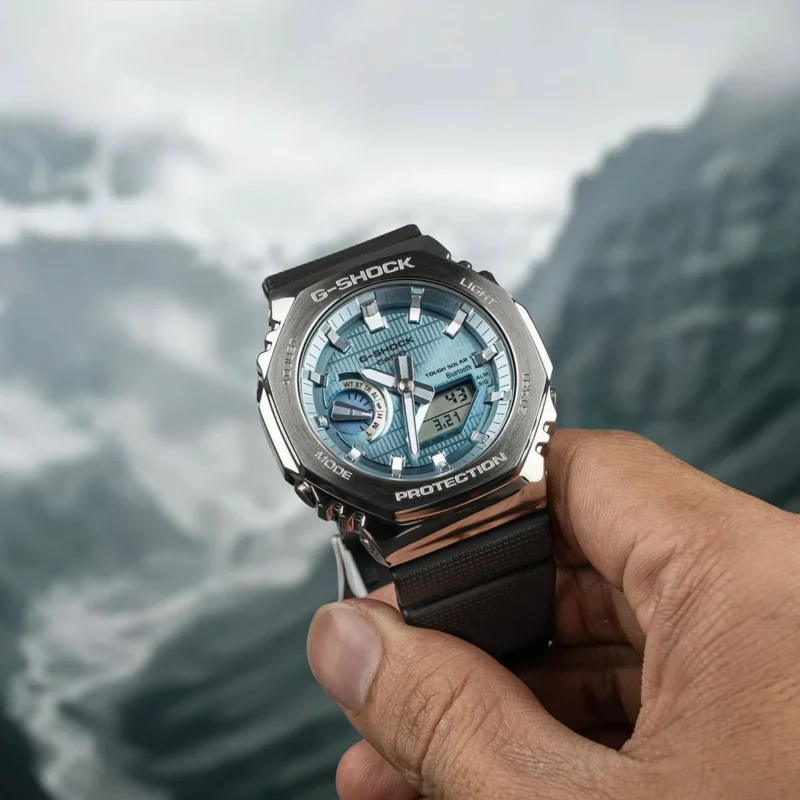 CASIO G-SHOCK G-STEEL GM-2100 BLACK ANALOG