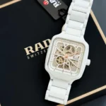 RADO AUTOMATIC OPEN HEART WHITE CERAMIC