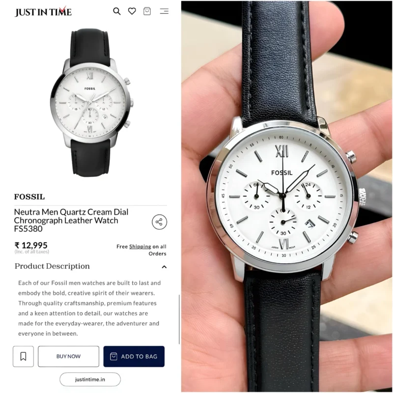 FOSSIL FS5380 NEUTRA CHRONOGRAPH 7AA PREMIUM