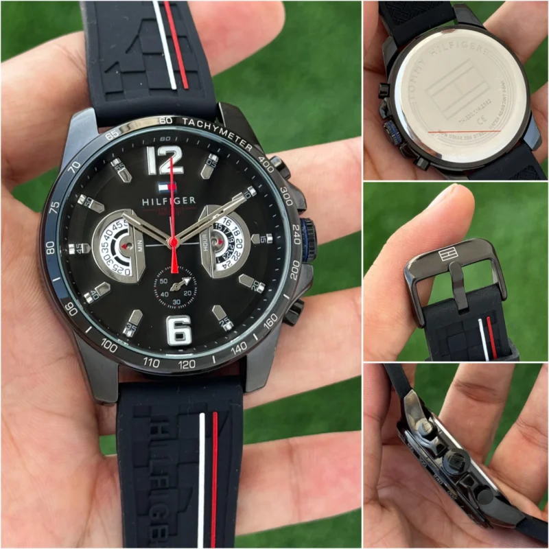 TOMMY HILFIGER BACK STEEL 7A PREMIUM BLACK