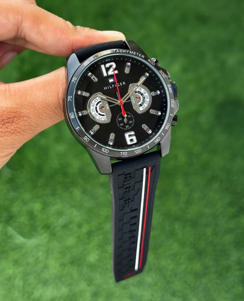 TOMMY HILFIGER BACK STEEL 7A PREMIUM BLACK